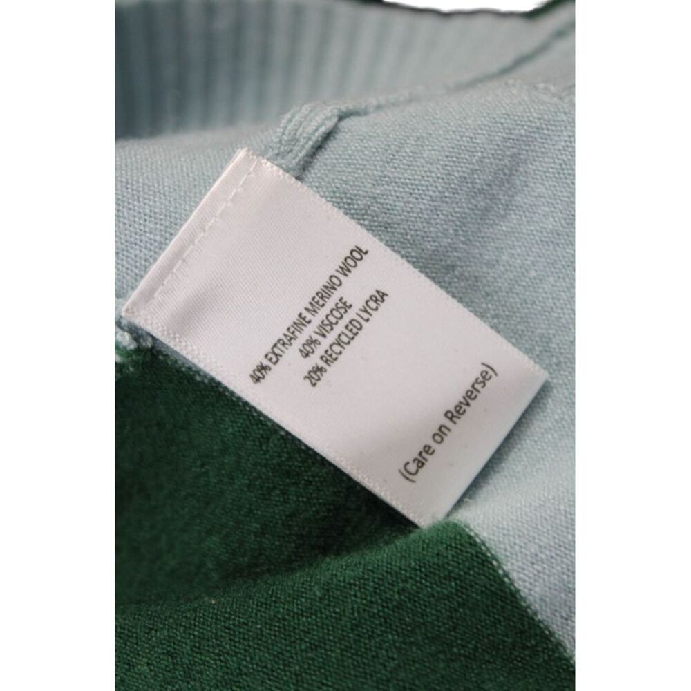 Joos Tricot Womens Pullover Turtleneck Striped Multicolor Merino Wool Size M - Picture 4 of 6